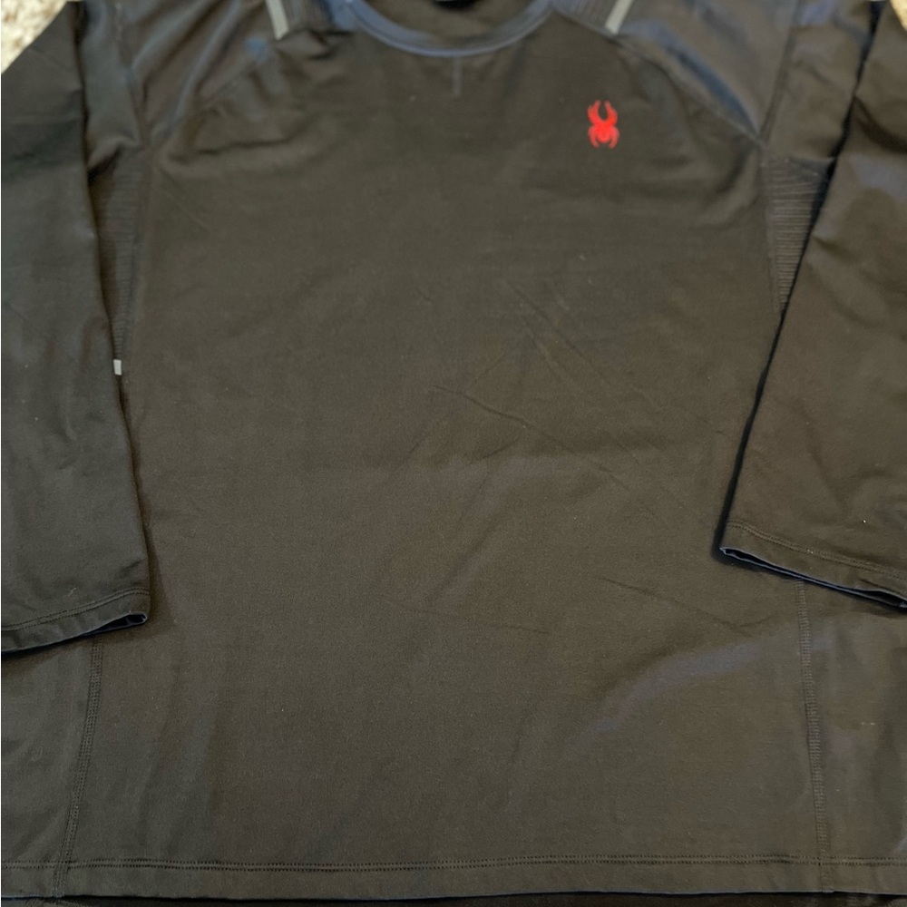 XL Spyder Pullover Mens ProWeb Black Performance Long Sleeve Sweater Active